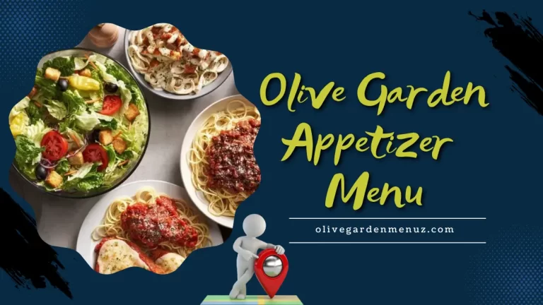 Olive Garden Appetizer Menu