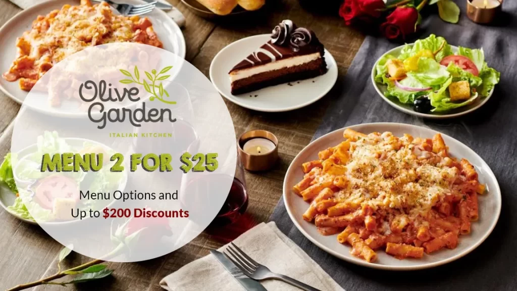 Olive Garden Special 2 For $25