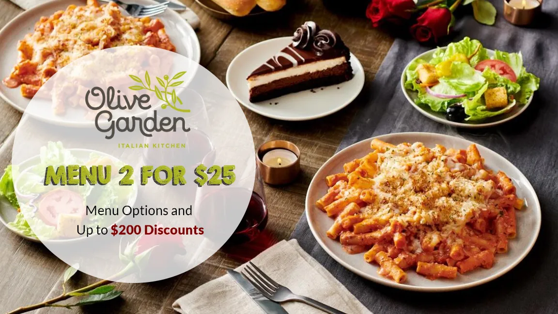 Olive Garden Special 2 For $25