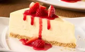 Sicilian Cheesecake with Strawberry Topping (V)