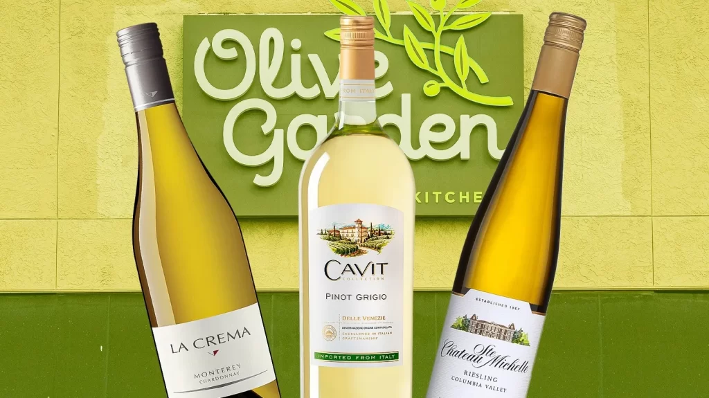 Olive Garden Wine Menu